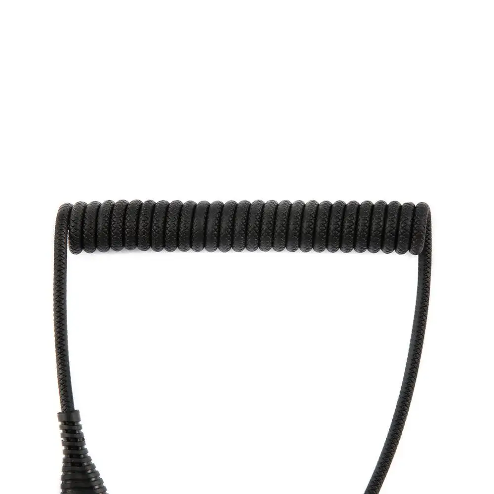 Кабель с разъемом типа C для зарядки и передачи данных спиральный кабель Тип