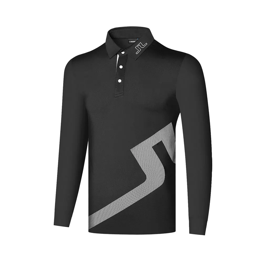 Новая мужская футболка для гольфа Golf apparel J L с длинным рукавом удобная и дышащая