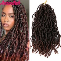 antoniah nu locs soft crochet hair braids 182436inch faux locs synthetic hair pre loop crochet braiding for white black women