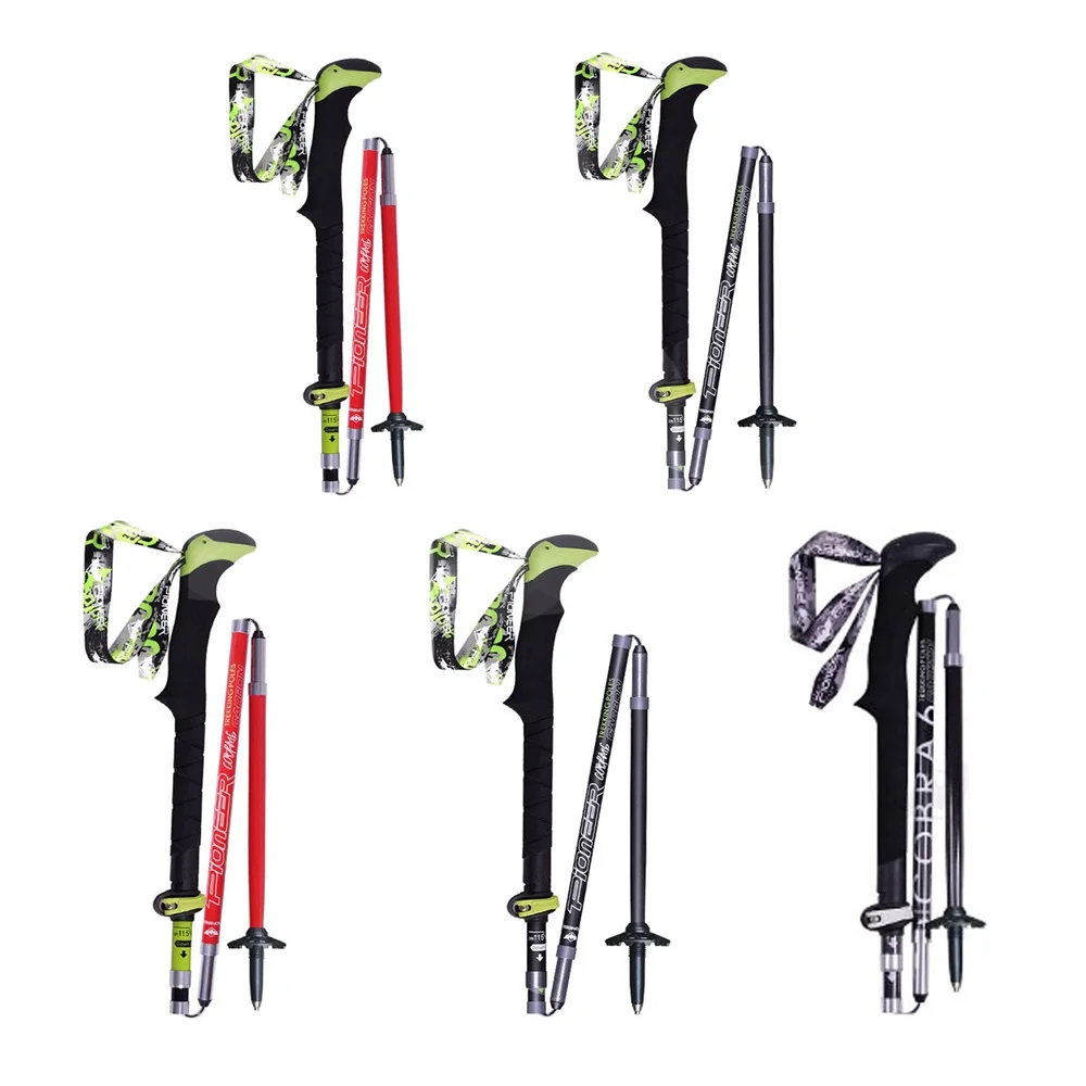 Штанга Складная Ультралегкая из углеродного волокна альпеншток для трекинга 5