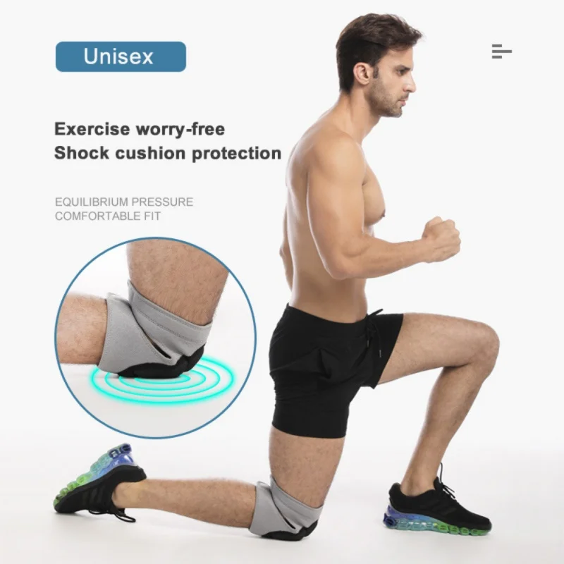 

Professional Knee Pads Elastic Nylon Padding Compression Brace Protective Pad Basketball Volleyball Riding Sports Knee Protector