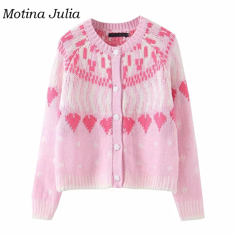Motina Julia 2019 сексуальный вязаный свитер boho кардиган топы Женская милая трикотажная