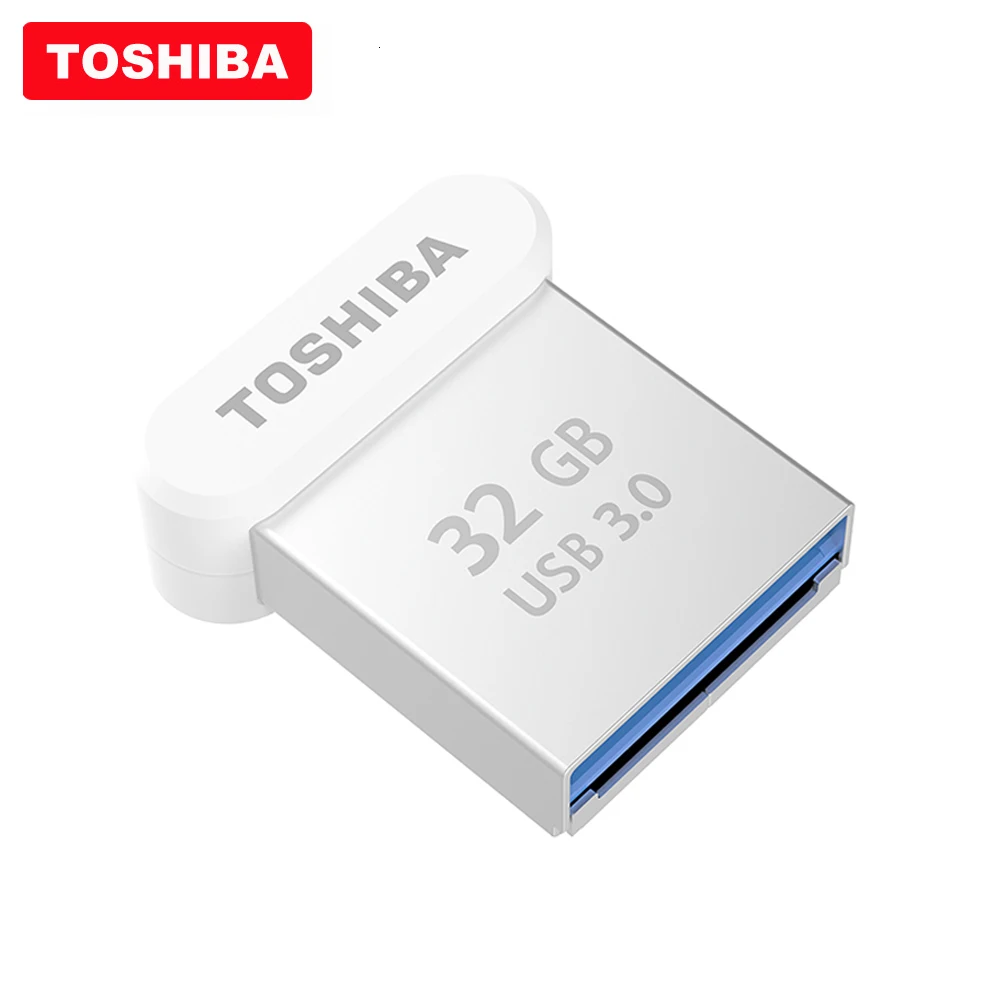 100% Оригинальный TOSHIBA флеш-накопитель USB 3 0 32 GB/64 GB U364 Металл Мини Палец Flash Memory Stick до