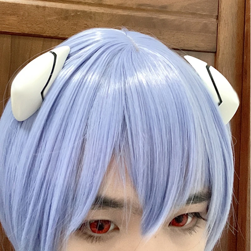 Высокое качество Аниме EVA короткие светло-голубые волосы Ayanami Rei термостойкий