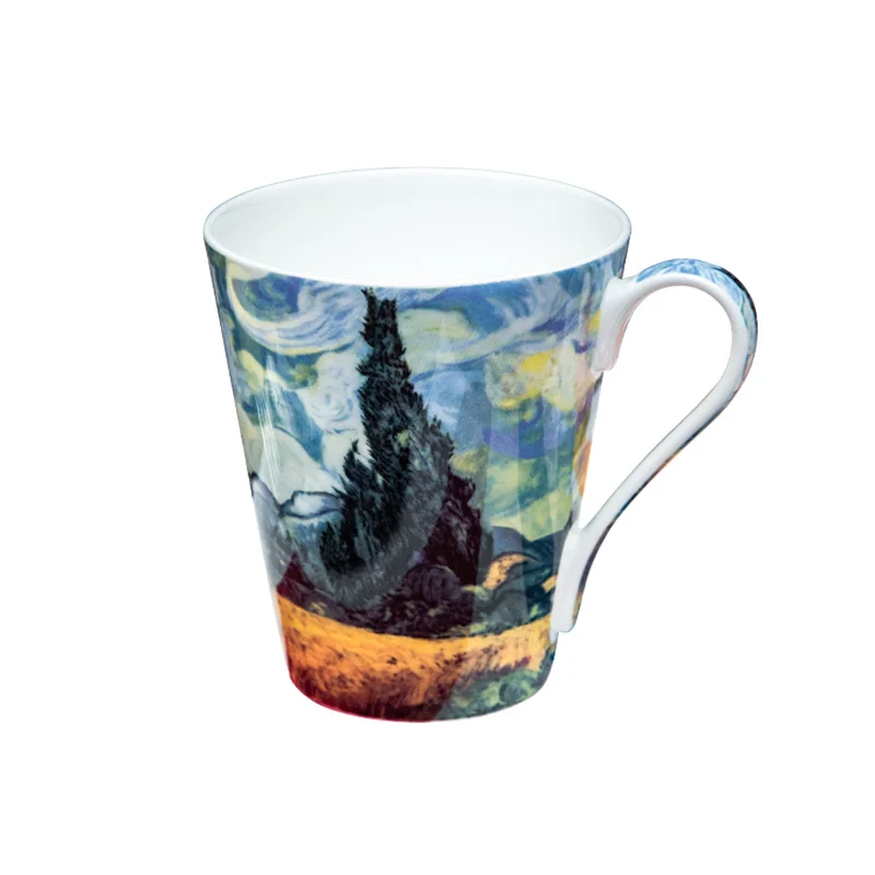 

Керамическая кофейная кружка Ван Гога, хит продаж, модный стиль