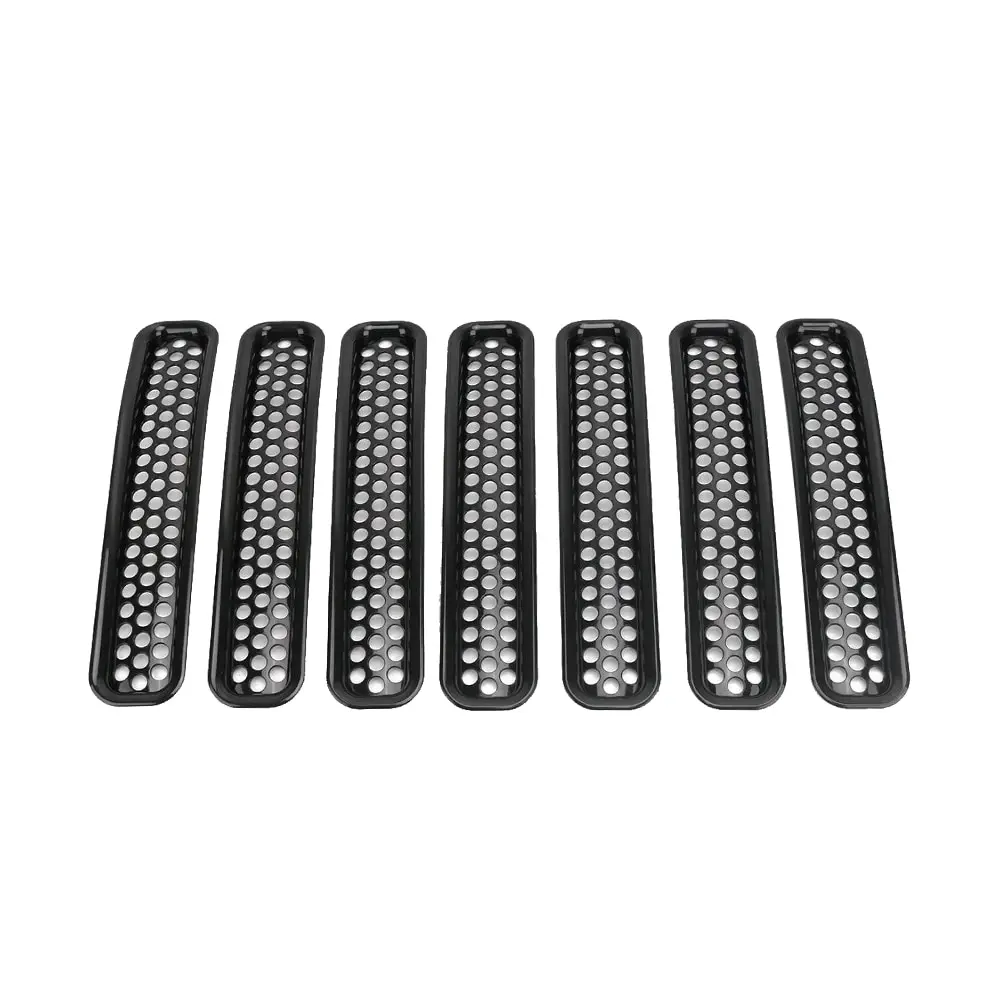 7 шт. декоративная круглая передняя решетка вставка светильник вая Круглая