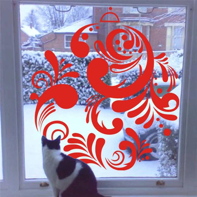 Цветочный венок настенные наклейки для магазина офисное украшение дома сделай