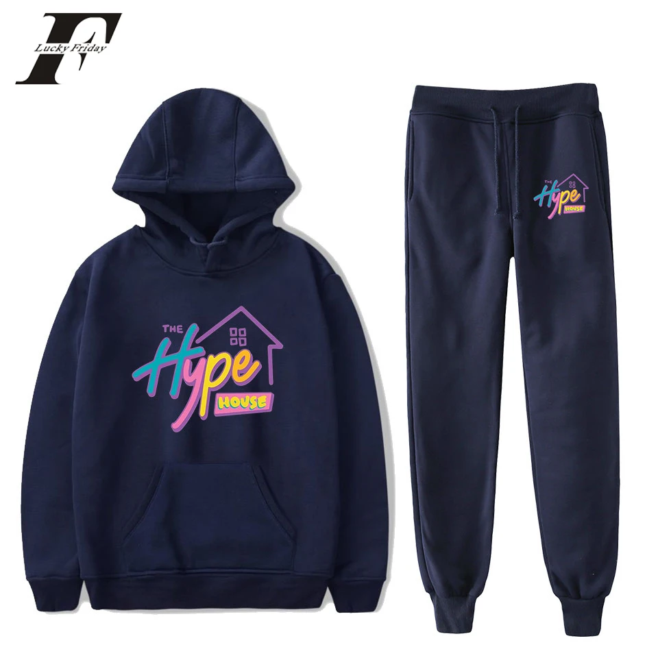 Спортивный костюм 2020 Свитшот в стиле интернет знаменитостей Повседневный