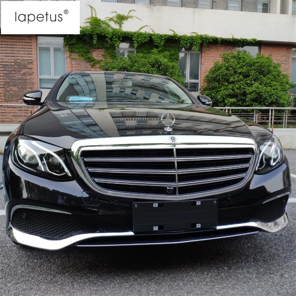 Аксессуары Lapetus подходят для Mercedes Benz E CLASS W213- Передняя головка бампера полосы и протектор угловой чехол отделка