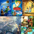 Алмазная живопись сделай сам Disney 5D, Набор для вышивки крестиком, мультяшный персонаж Питер Пэнтайсхан, новая инкрустированная стразы, картина для украшения