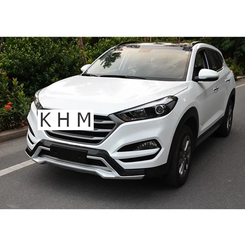 Передние и задние бамперы противоскользящая защита молдинг 2 шт. для 2016 Hyundai Tucson