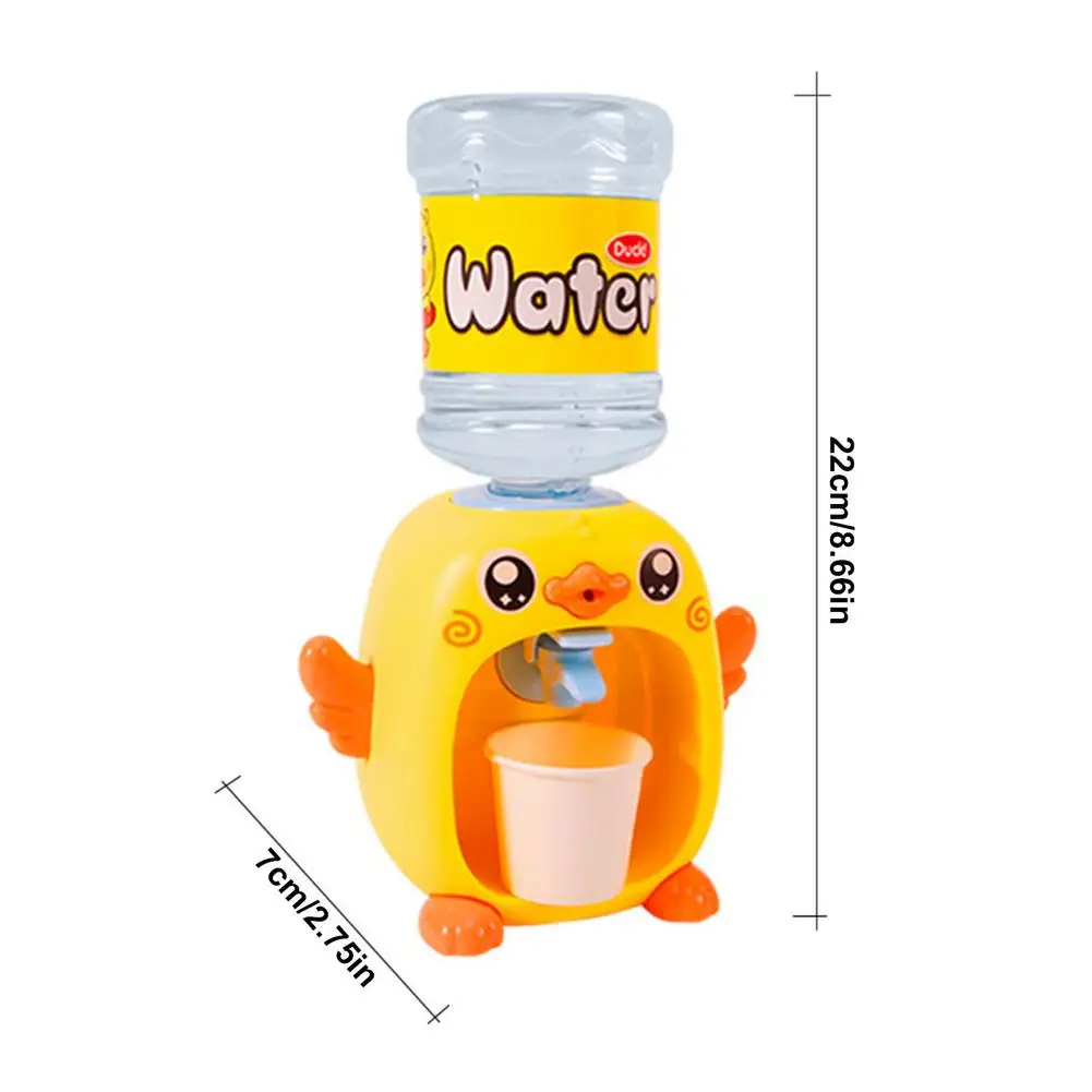 

Mini Water Dispenser Yellow Duck Play House Dispenser Toy Kitchen Play House Toys For Children Game Toys