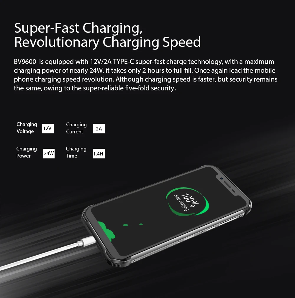 Blackview BV9600 смартфон с 5 7-дюймовым дисплеем восьмиядерным процессором Helio P70 Android 6 21 9