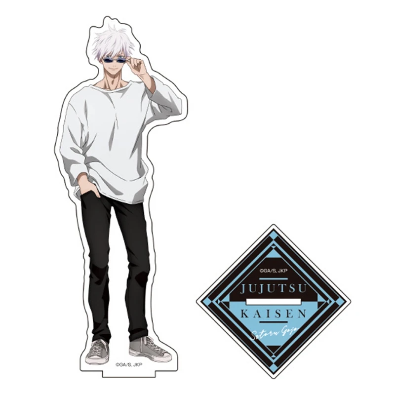 

Anime Jujutsu Kaisen Acrylic Figure Models Casual Modern Style Magan Itadori Yuji Stand Ornaments Desk Plate Decor Topper 15cm