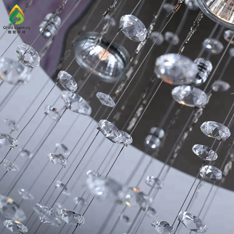 9 New Modern Lighting Pendant Lamp K Crystal Led Bulb Ceiling Kitchen Chandelier lustre pendente | Лампы и освещение