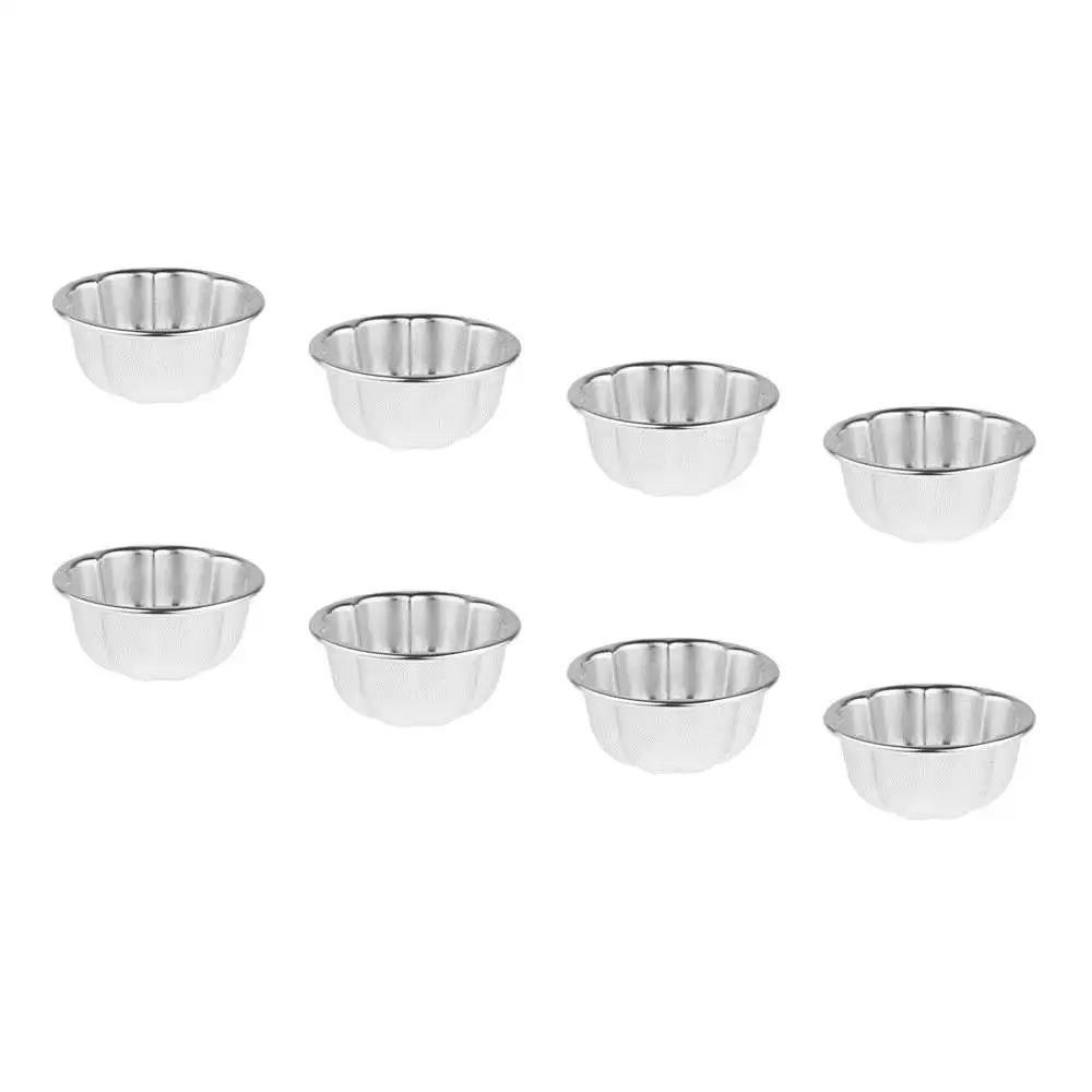

8pcs Small Cake Mold Baking Mold Jelly Pudding Cake Mold Flower-shaped New
