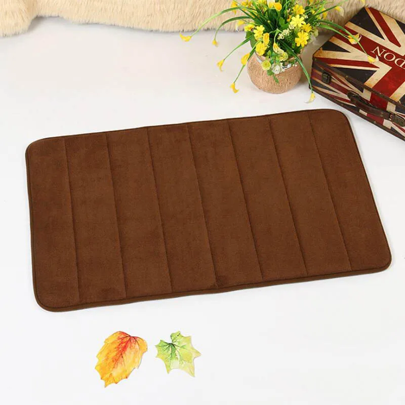 Противоскользящие впитывающие коврики из пены с эффектом памяти для ванной