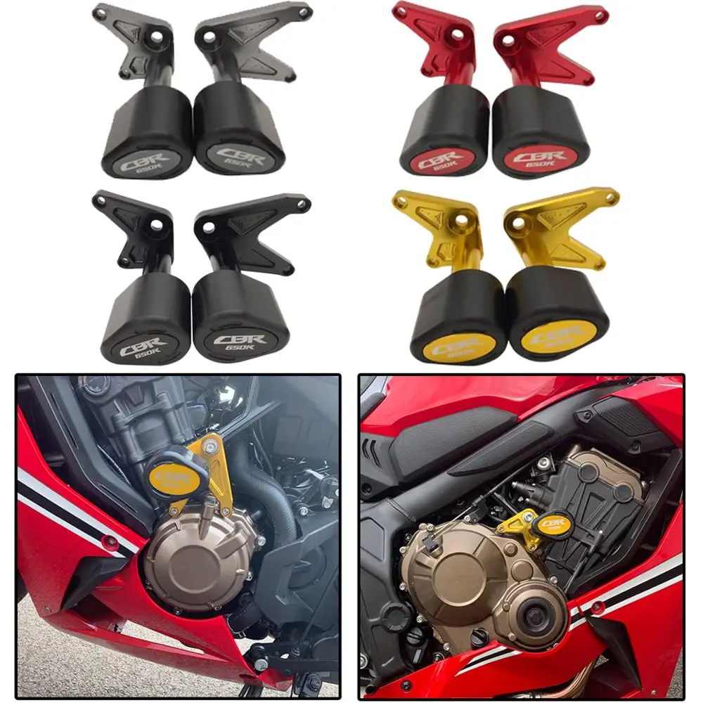 Новинка 2019 слайдеры рамы для Honda CBR 650 R Logo CBR650R защитная крышка двигателя защита от