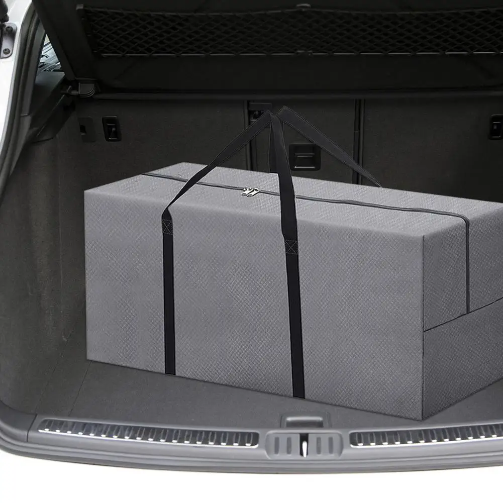 

Нетканая сумка для автомобиля, вместительная Многофункциональная портативная 3-слойная сумка для багажа, для путешествий, кемпинга