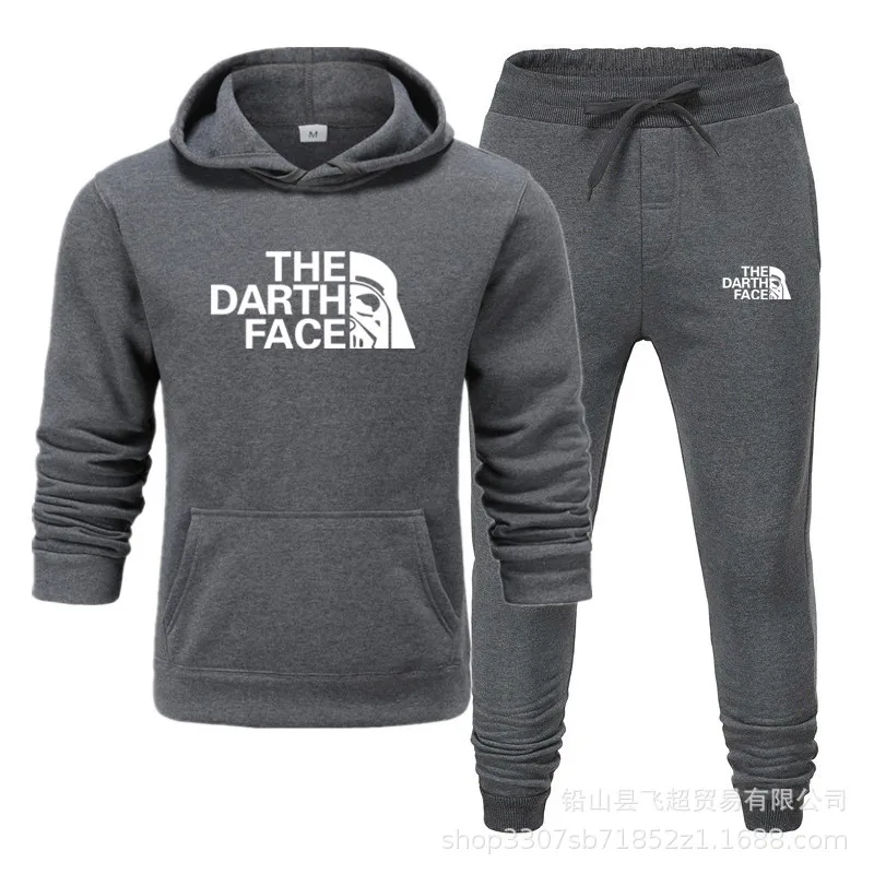 

Autumn new printing in men's sportswear, hip-hop hoodies fleece suit men and women