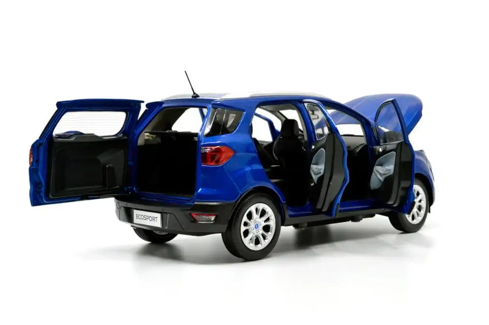 1/18 1:18 1 18 масштаб Ford Ecosport 2018 синяя статическая имитация литых под давлением