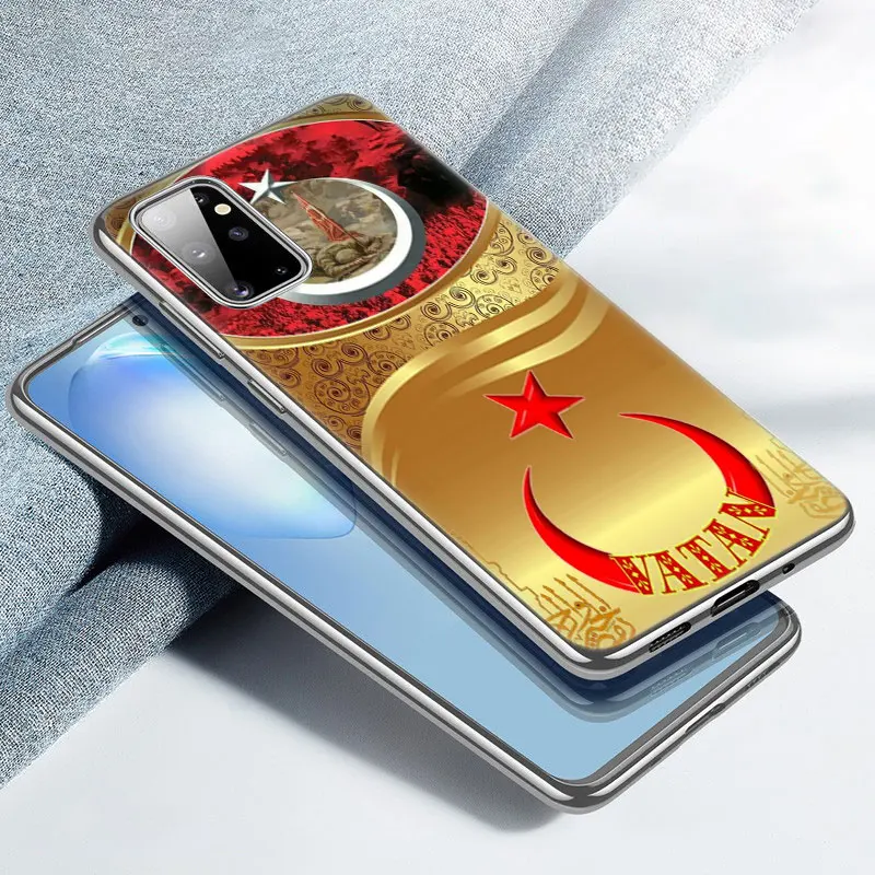 Турецкий флаг чехол для Samsung Galaxy A01 Core A02S A11 A12 A22 A21S A31 A32 A41 A50 A51 A52 A70 A71 A72 силиконовый