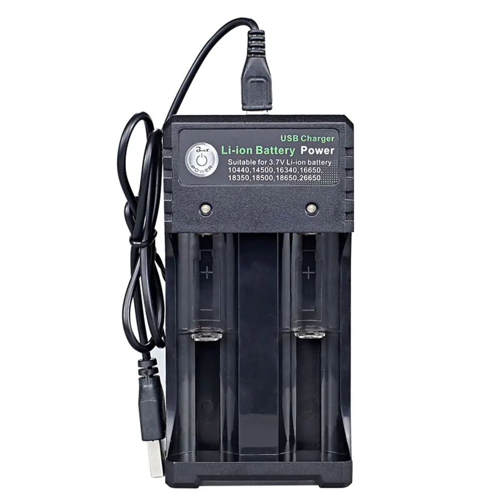USB 18650 Батарея Зарядное устройство черные 4 слота AC 110V 220V двойной для QI