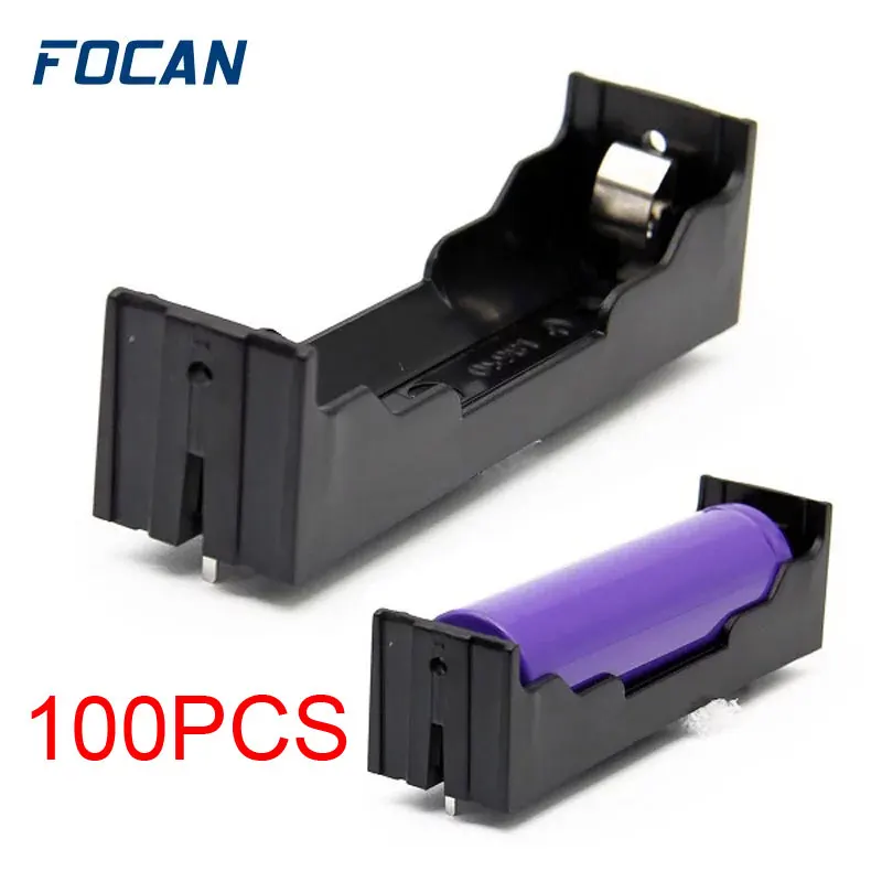 100 шт. Пластик Батарея чехол держатель для хранения Коробка 18650 Перезаряжаемые 3 7 V