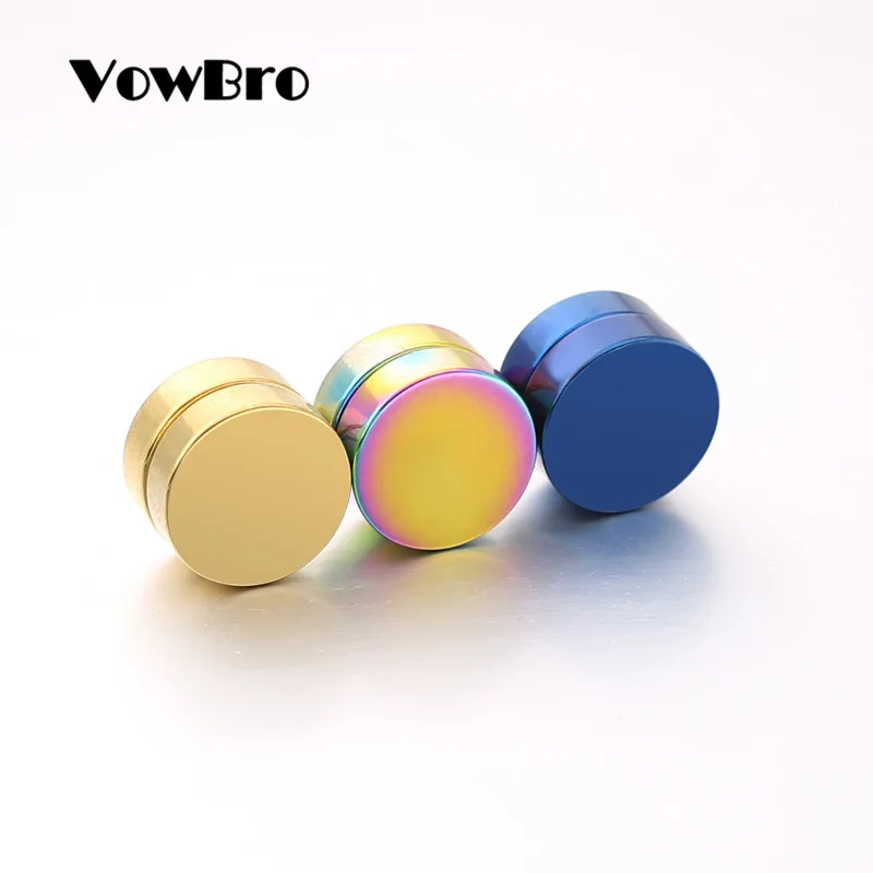 VowBro 1 пара мужские магнитные серьги-подвески в стиле панк | Украшения и аксессуары