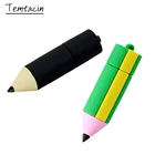 USB флеш-накопитель, канцелярские товары, креативные подарки, ручка-карандаш, флешка, мини U-диск, 16 ГБ, 8 ГБ, Cle, USB 32 ГБ, 128, 256 ГБ, флешка, карта памяти