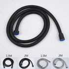 Утолщенный шланг для душа 1,5 м2 м, Универсальная мягкая водопроводная труба из нержавеющей стали, Взрывозащищенная душевая труба, аксессуары для ванной комнаты