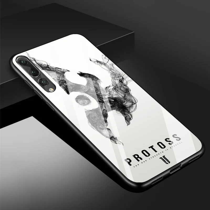 Starcraft 2 zerg Protoss Art Тонкий чехол из закаленного стекла для телефона huawei P20 P30 lite P20 P30 PRO MATE 20 lite 20 PRO Honor 10