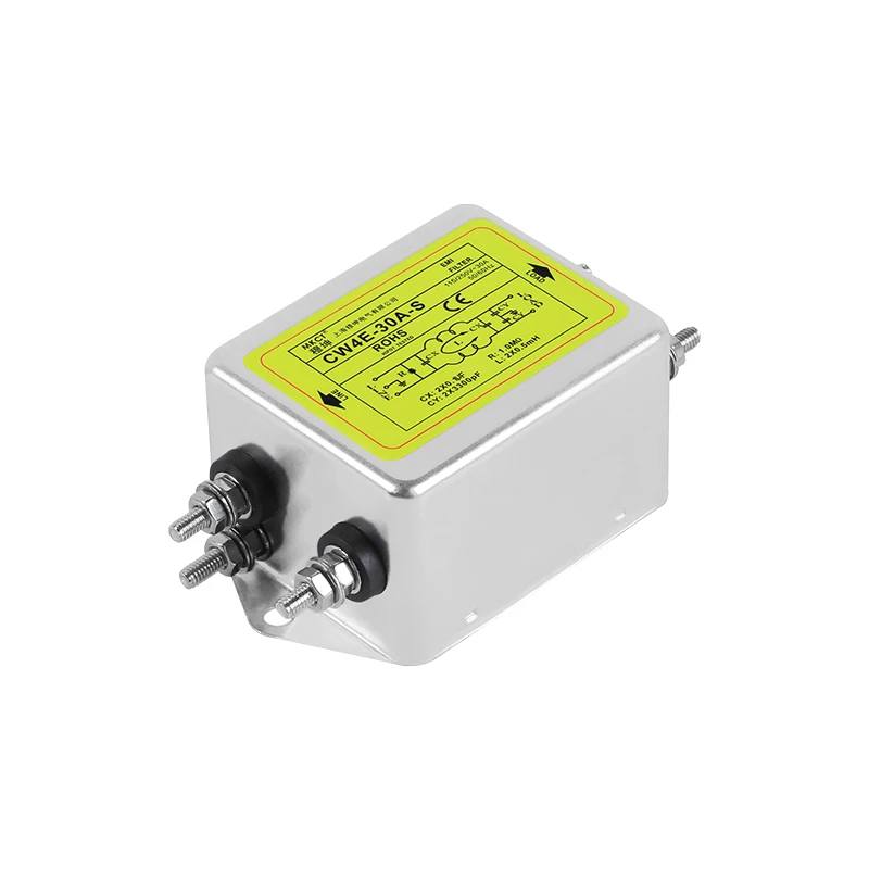 Болтовое соединение однофазный фильтр электромагнитного помех для защиты от