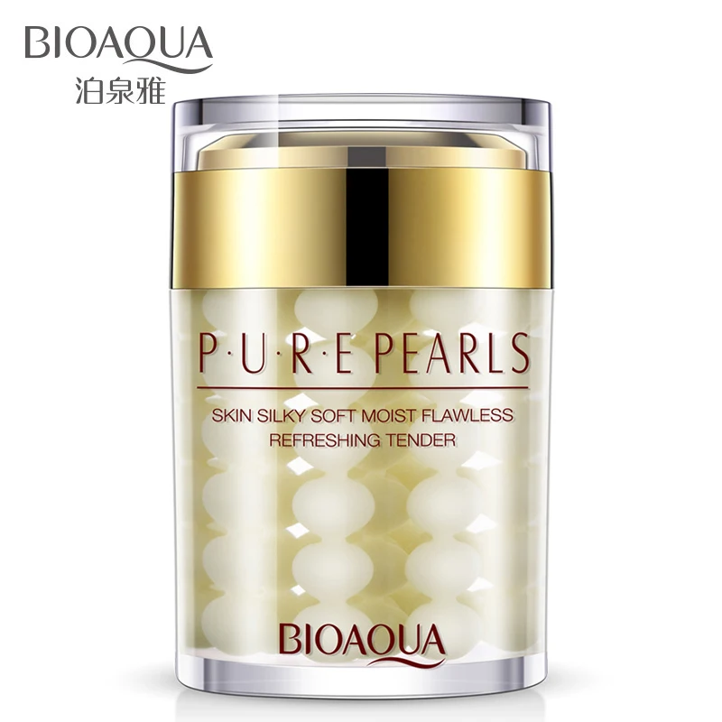 

BIOAQUA Whitening Moisturizing Brighten Pearl Cream Anti Wrinkle Anti Aging Day Creams Firming lift Freckle Removal Skin Care