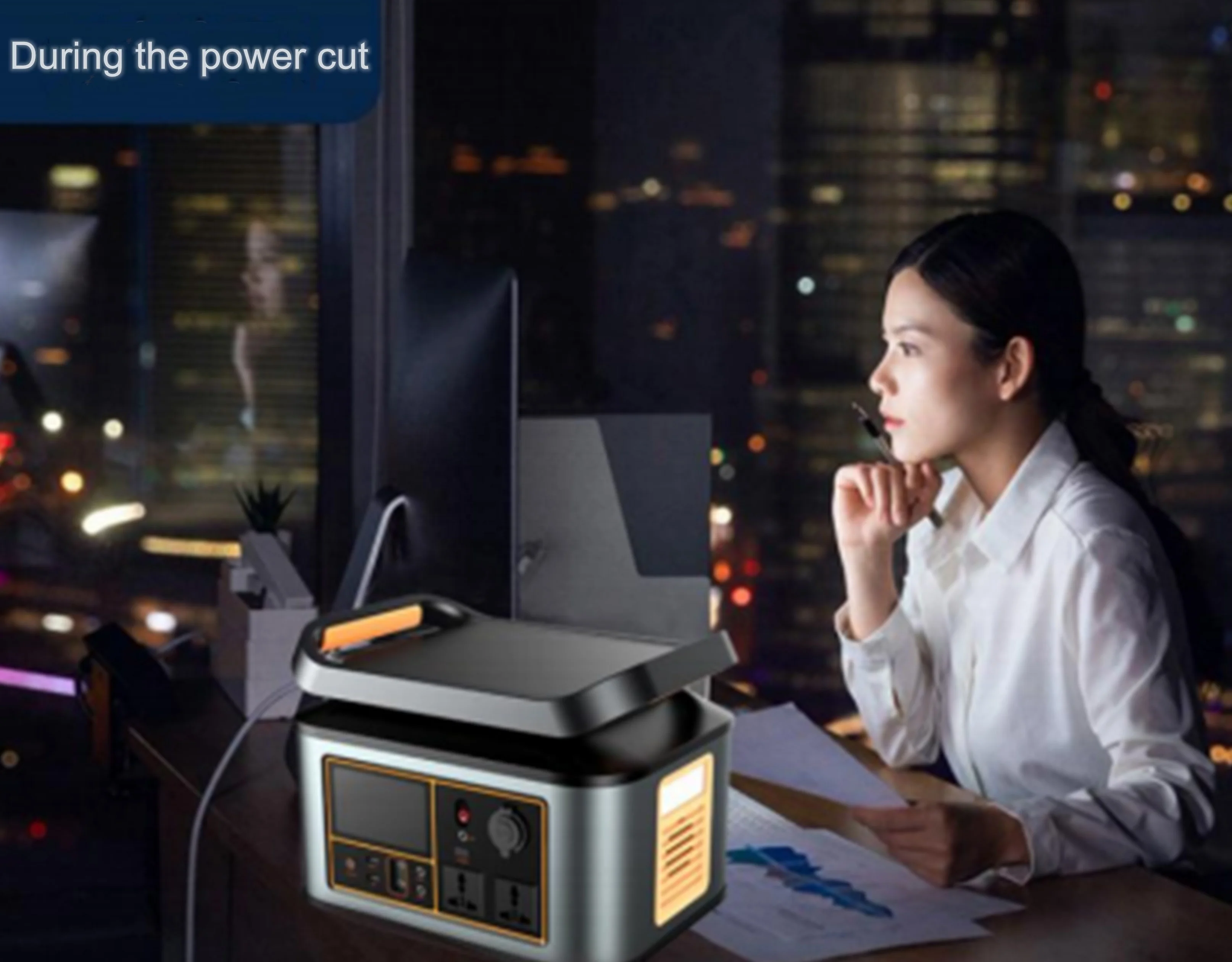 phone charging lithium battery generator solar power bank for outdoor emergency 110v220v 380w portable power station power bank free global shipping