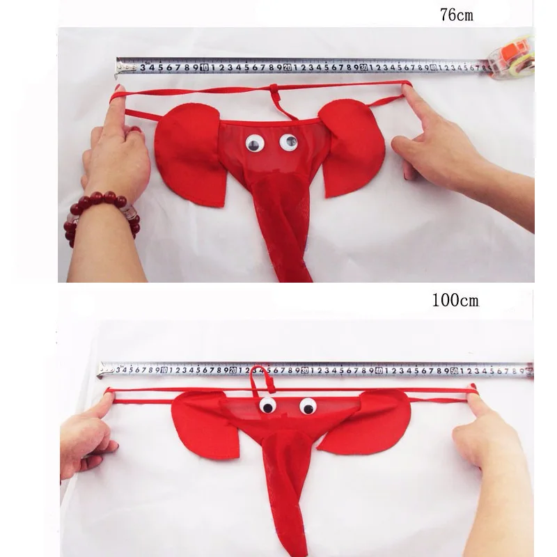 Мужское сексуальное нижнее белье леопардовые стринги в форме слона брюки T pole