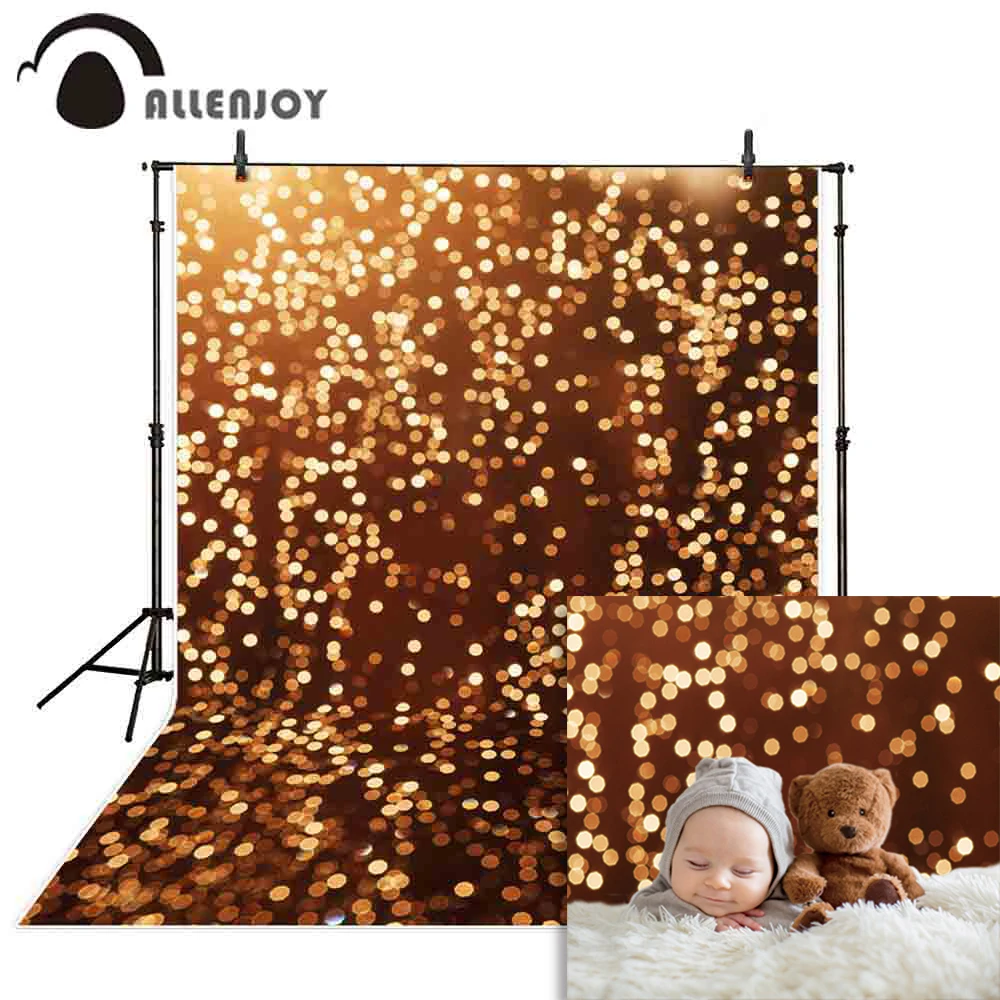 Allenjoy фотографический фон с блестками фон Блестящий baby shower вечерние фотосессия, держащих букет невесты на свадьбе, на год, Фотофон для студийной съемки