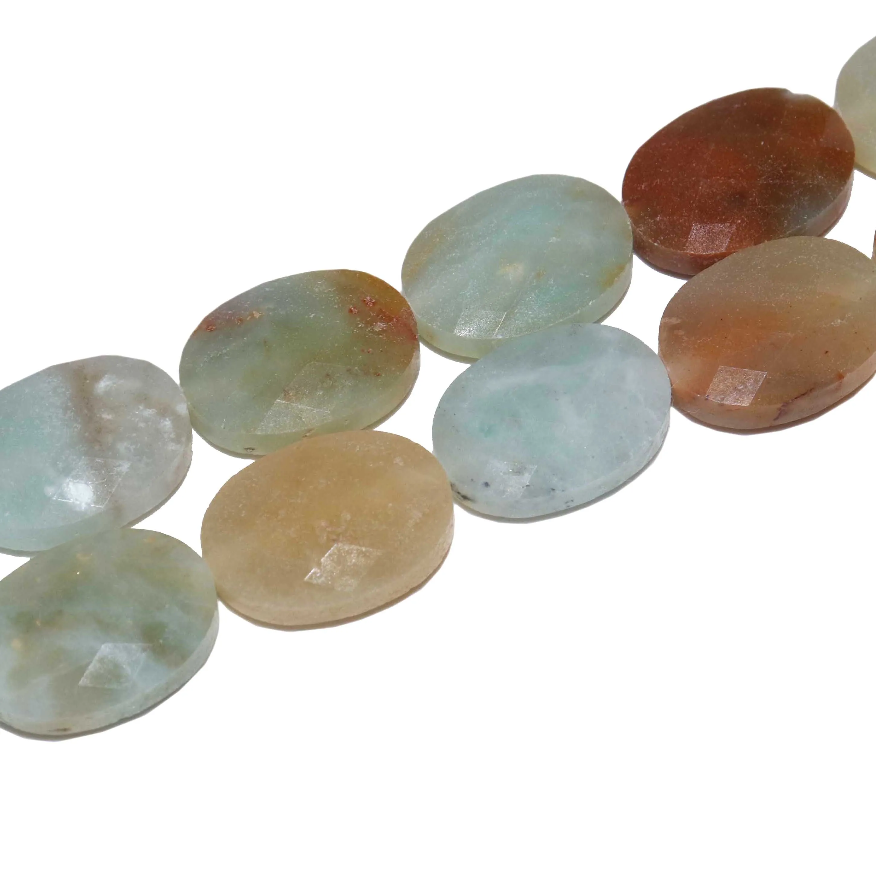 Аксессуары для ожерелья овальные бусины из агата лазурита амазонита 13 х18