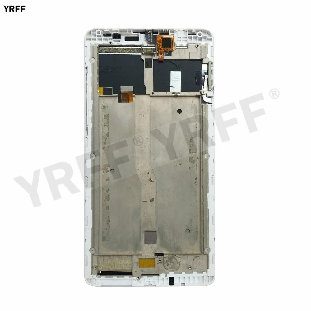 white lcd display for doogee y6 max 3d with frame lcd screens touch screen digitizer assembly panel phone repair sets free global shipping