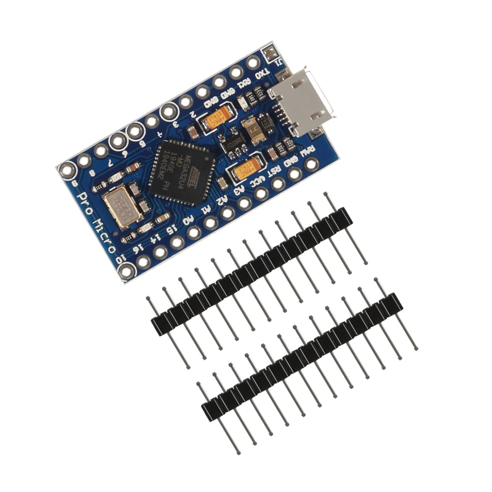 Сменный ATmega32U4 Pro Micro 5 в 16 МГц для Arduino Mini с 2 рядным контактным разъемом Leonardo Usb