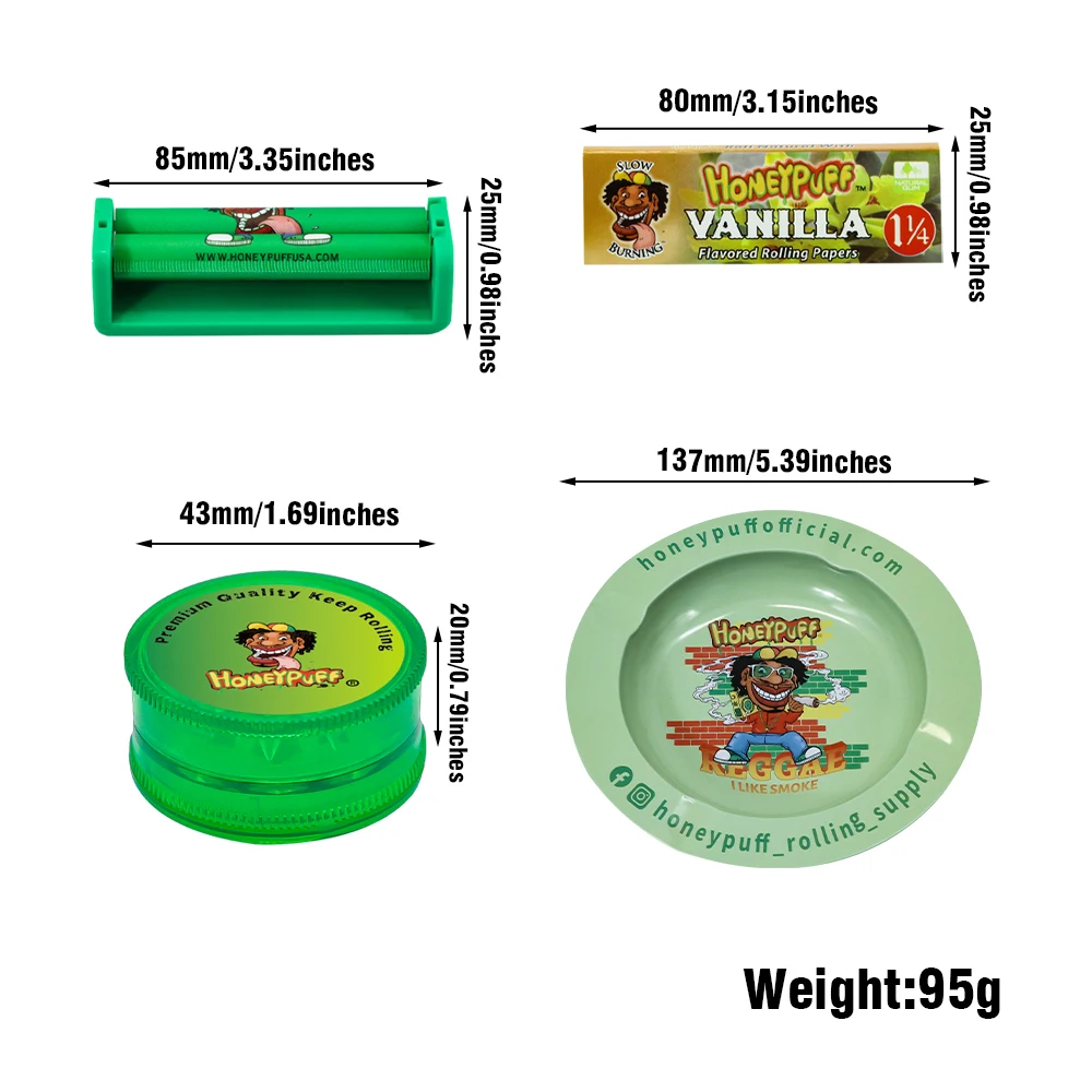 Набор для набивки табака HONEYPUFF металлическая пепельница сигарет уличная