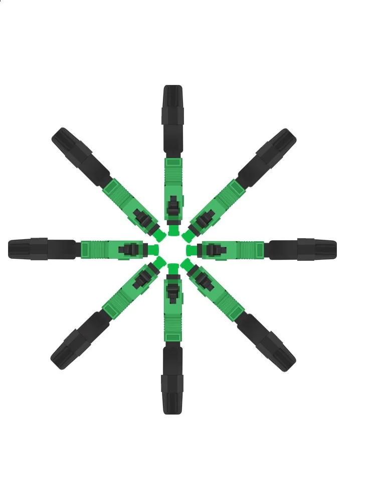 SC/APC UPC Fiber Optic Quick Connector Cable Cold-Connection-Adapter FTTH Fiber Optic Fast Connector SC Fiber Field Assembly