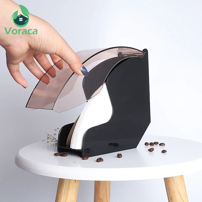 Пыленепроницаемая бумажная коробка для хранения кофейного фильтра с крышкой