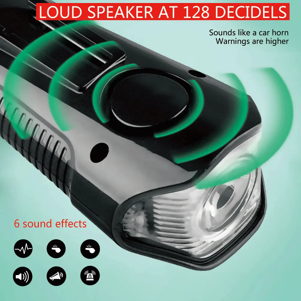 3 в 1 светильник для горного велосипеда USB зарядка Передний фонарь руля