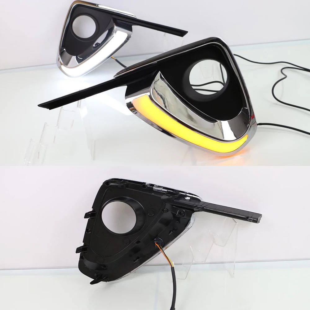 Дневные ходовые огни CSGJMY дневные указатели поворота 2 шт. светодиодный для Toyota