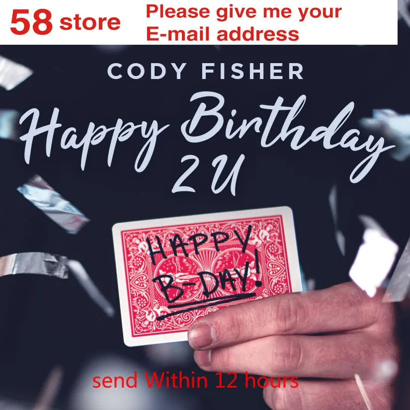 

2020 Happy Birthday 2 U by Cody Fisher Magic Instructions Magic trick