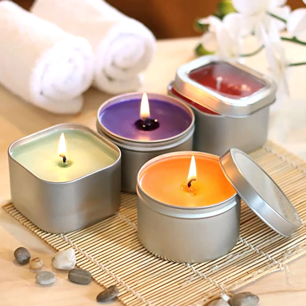 

Pot Candle Making Kit Gift Soy Complete Labels Wicks Tins Family Adult Fragrance DIY Crafts Beginners Art With Instruction
