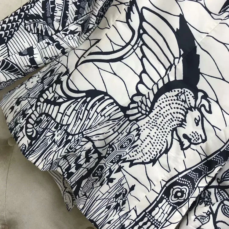 Женский двубортный Блейзер роскошный брендовый пиджак с цветочным принтом и