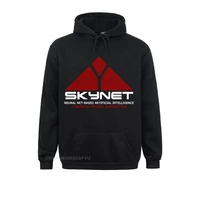skynet logo the terminator pullover hoodie men cotton funny sweater arnold schwarzenegger skynet robot tees