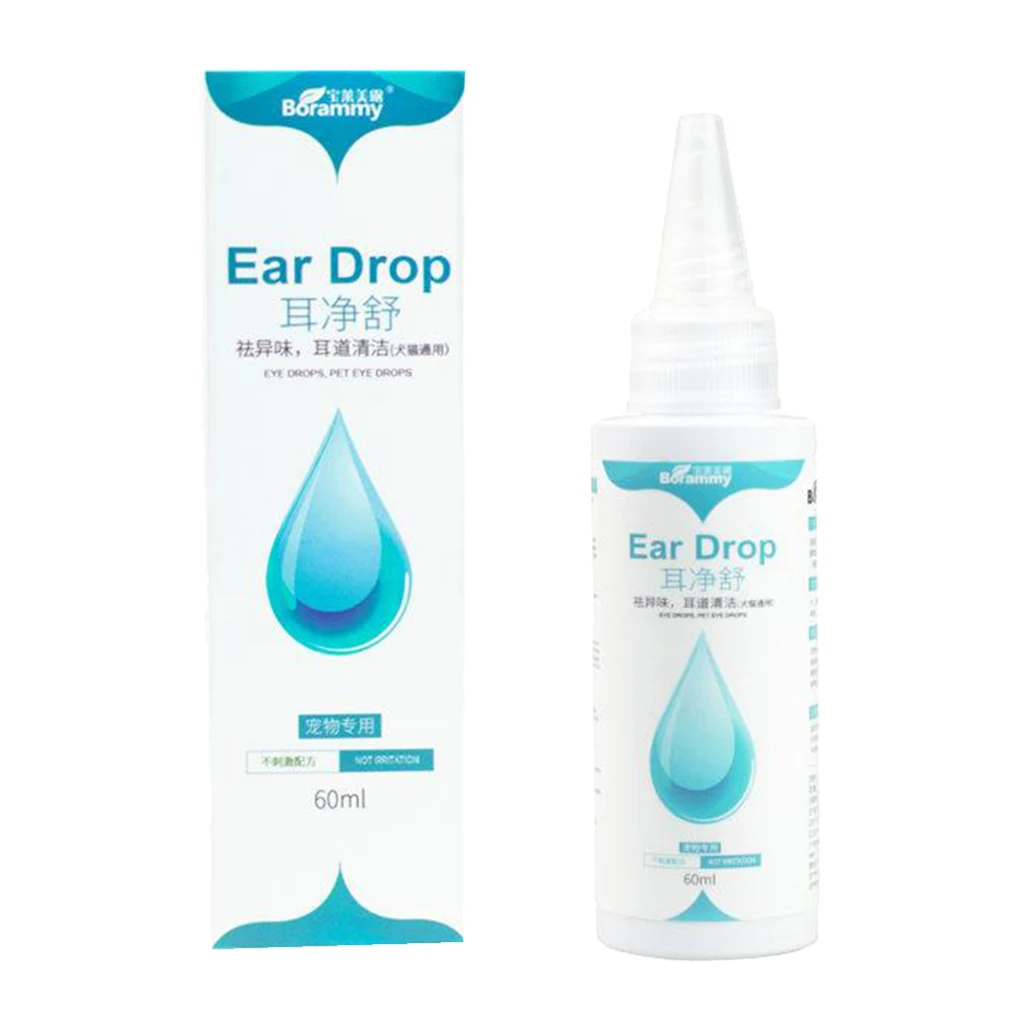 

Dog Ear Cleaner Natural Pet Ear Drops Odor Wash Pet Ear Wax Remove